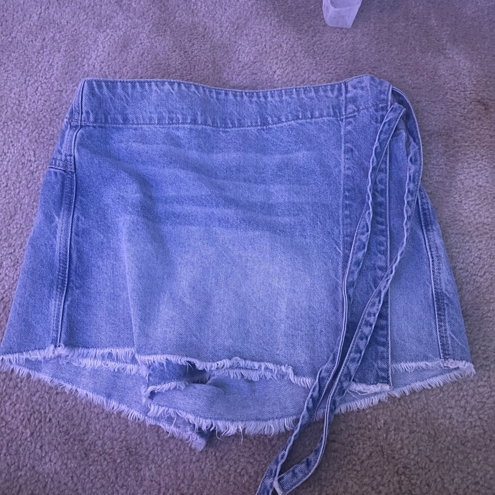 WE THE FREE emmy denim skirt